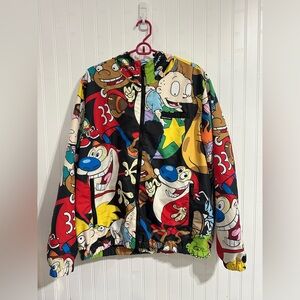 Men’s Large Members Only X Nickelodeon Jacket Windbreaker
